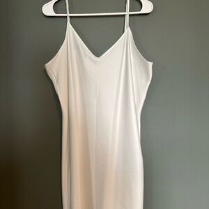 Elegant White Wedding Slip